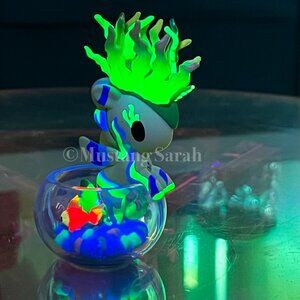 Tokidoki Bright Aqua Algae Neon Reef Mermicorno Unicorno Seaweed Mermaid